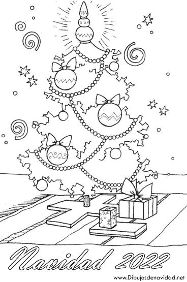 Dibujos Arboles de Navidad 2022