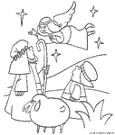 Dibujos de Navidad angeles