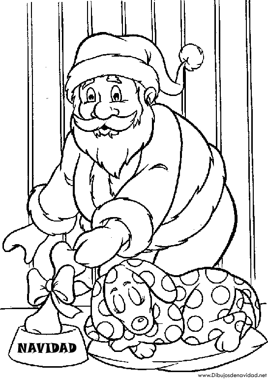 Dibujos Perro de Navidad