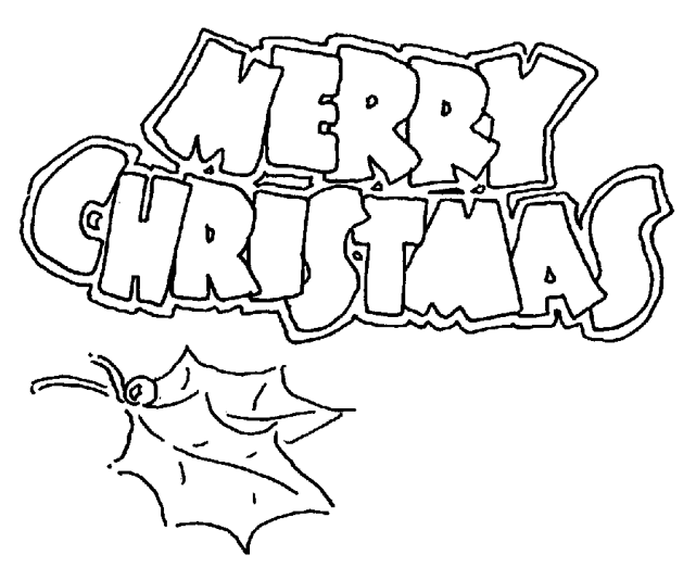 Dibujos merry Christmas